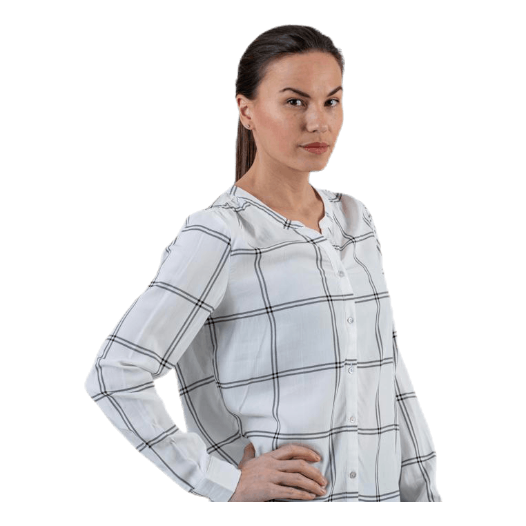 ONLY Sugar Fallow L/S Shirt White 3 ONLY Sugar Fallow L/S Shirt White - Bilde 3