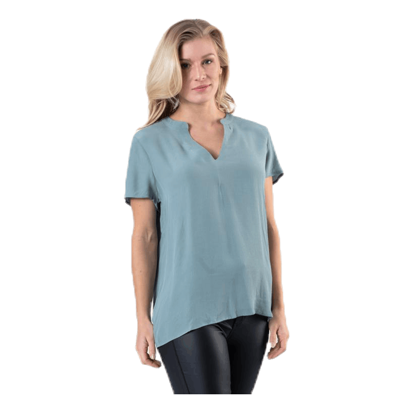 ONLY Molly Ss V-Neck Green 3 ONLY Molly Ss V-Neck Green - Bilde 3