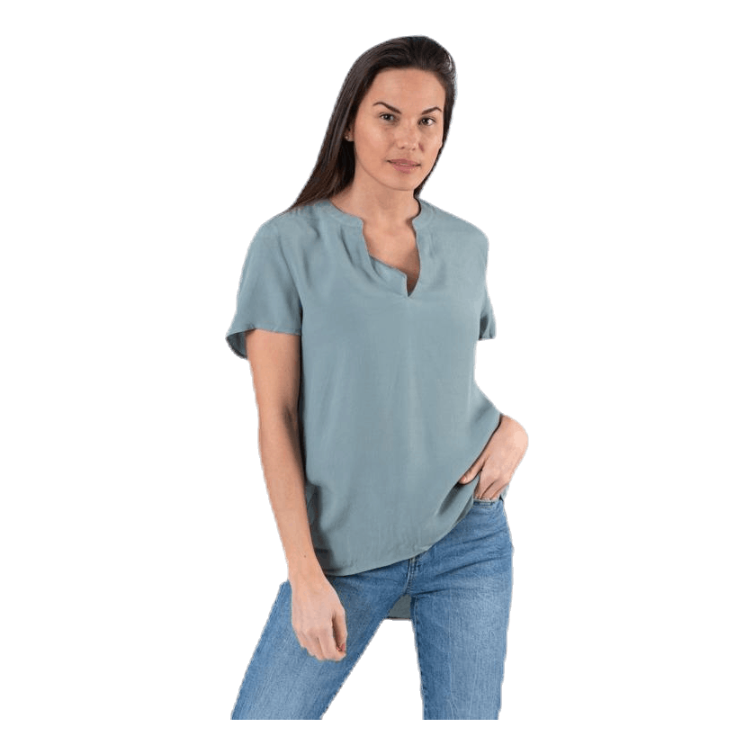 ONLY Molly Ss V-Neck Green 1 ONLY Molly Ss V-Neck Green