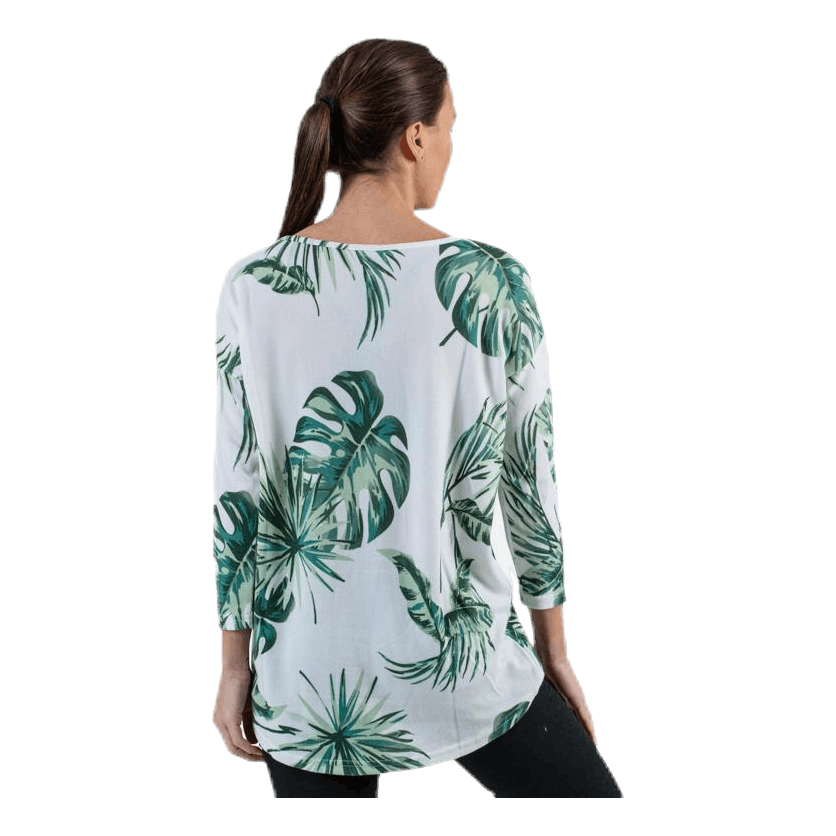 ONLY Elcos 4/5 Aop Top Jrs White 3 ONLY Elcos 4/5 Aop Top Jrs White - Bilde 3