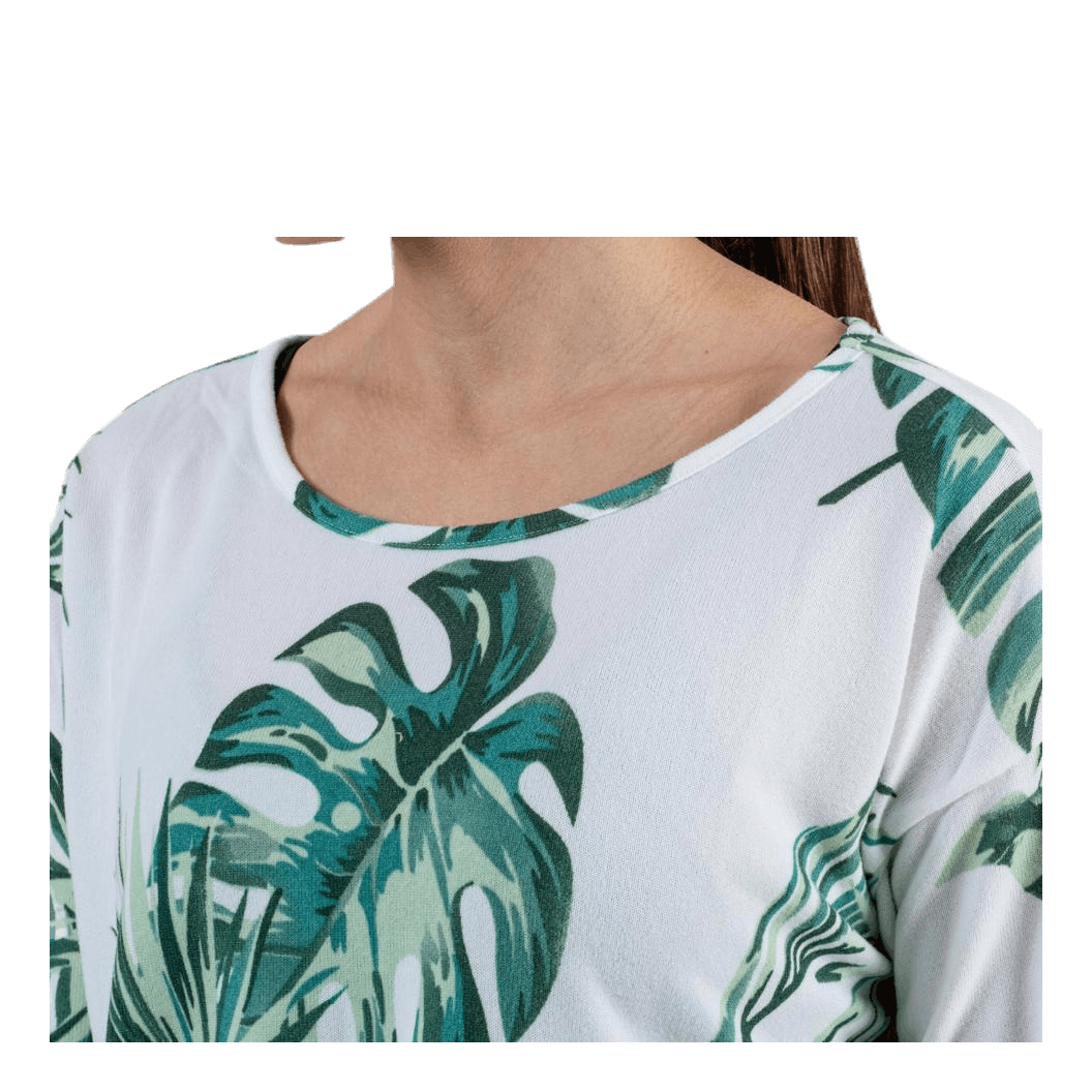 ONLY Elcos 4/5 Aop Top Jrs White 5 ONLY Elcos 4/5 Aop Top Jrs White - Bilde 5