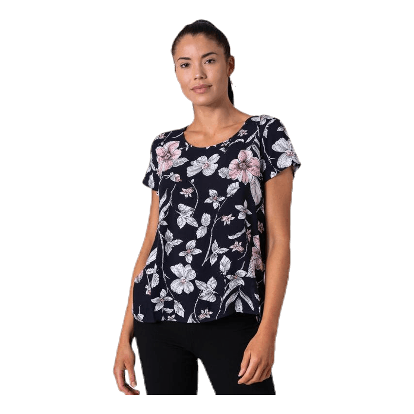 ONLY First One Ss Aop Top Blue 4 ONLY First One Ss Aop Top Blue - Bilde 4