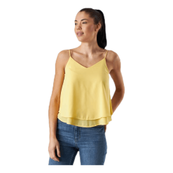 Pieces Bodil Slip Top Yellow