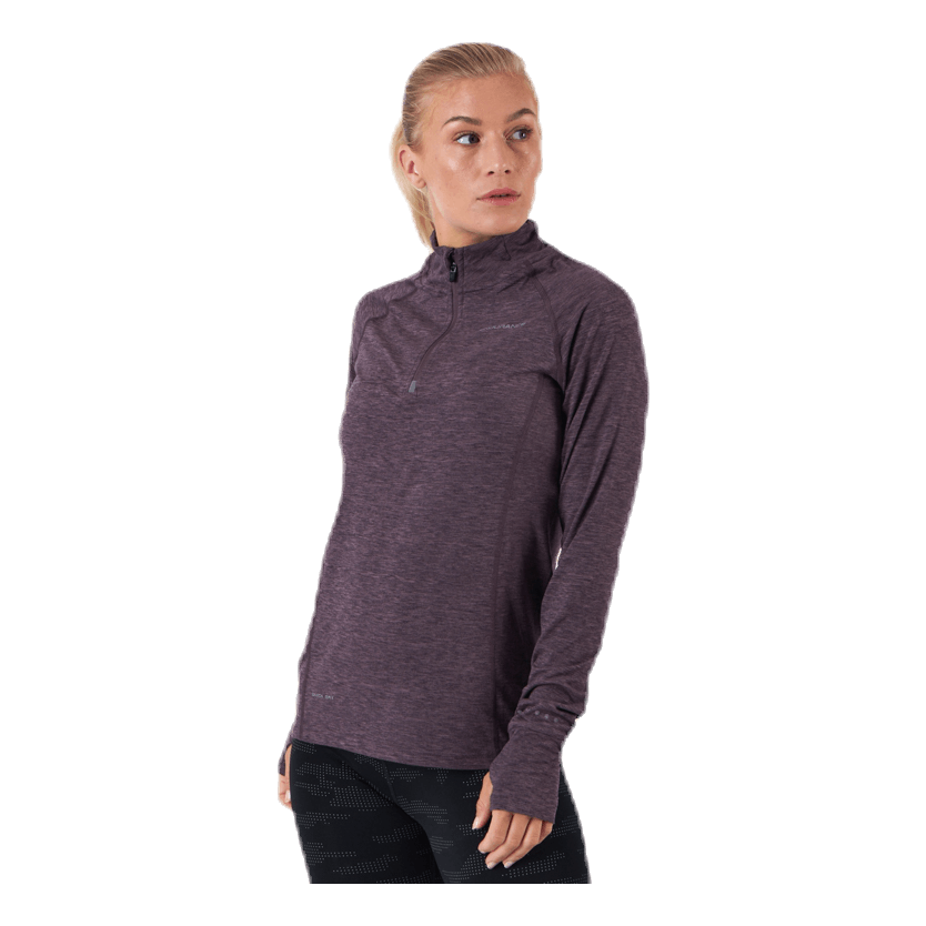 Endurance Canna V2 Melange Performance Midlayer Purple 1 Endurance Canna V2 Melange Performance Midlayer Purple