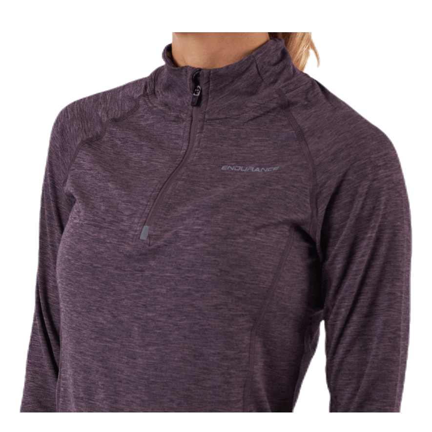 Endurance Canna V2 Melange Performance Midlayer Purple 4 Endurance Canna V2 Melange Performance Midlayer Purple - Bilde 4