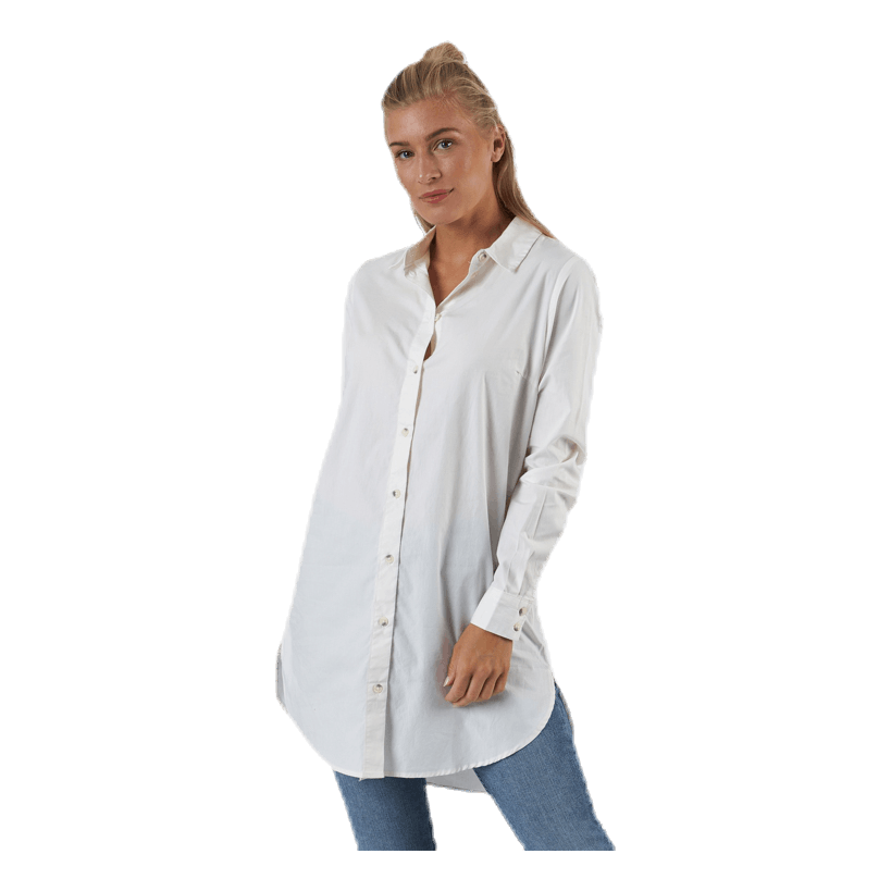 Pieces Noma Ls Long Shirt White 1 Pieces Noma Ls Long Shirt White