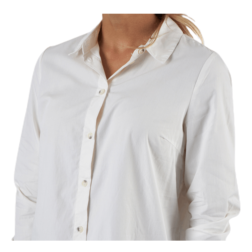 Pieces Noma Ls Long Shirt White 3 Pieces Noma Ls Long Shirt White - Bilde 3
