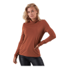Pieces Kamala Ls Rollneck Top Brown