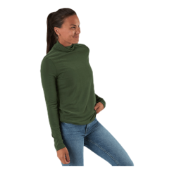 Pieces Kamala Ls Rollneck Top Black