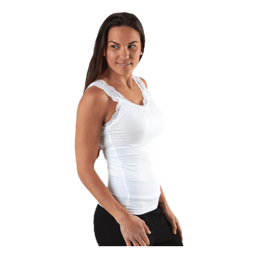 Pieces Barbera Lace Top White 2 Pieces Barbera Lace Top White - Bilde 2