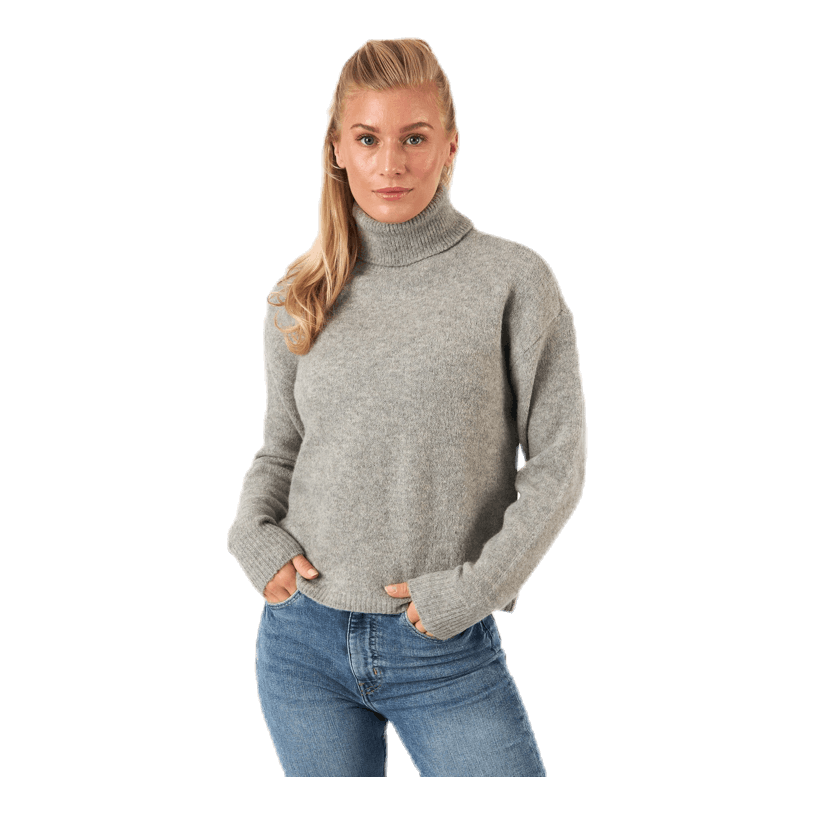 Pieces Skyla Ls Roll Neck Wool Knit Grey 1 Pieces Skyla Ls Roll Neck Wool Knit Grey