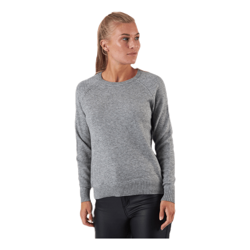 ONLY Lesly Kings L/S Pullover Knt Grey 2 ONLY Lesly Kings L/S Pullover Knt Grey - Bilde 2