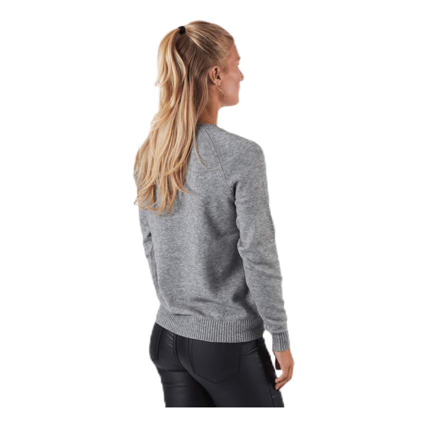 ONLY Lesly Kings L/S Pullover Knt Grey 3 ONLY Lesly Kings L/S Pullover Knt Grey - Bilde 3