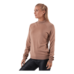 Pieces Esera Ls High Neck Knit Beige -Billig Jakker butikk 5714913232339 002 85b6806520094a919d64fe4c79985aef