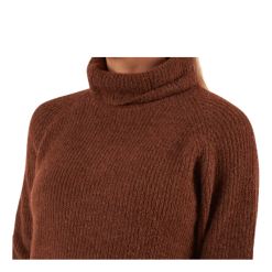 Pieces Ellen Ls Long Knit Brown -Billig Jakker butikk 5714913299608 004 9f8e069cd52f4a28aff56daafc27aa27