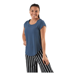 ONLY Vic S/S Solid Top Blue -Billig Jakker butikk 5714918263383 004 a329f3eab04e46d3896d6dcec88b1981