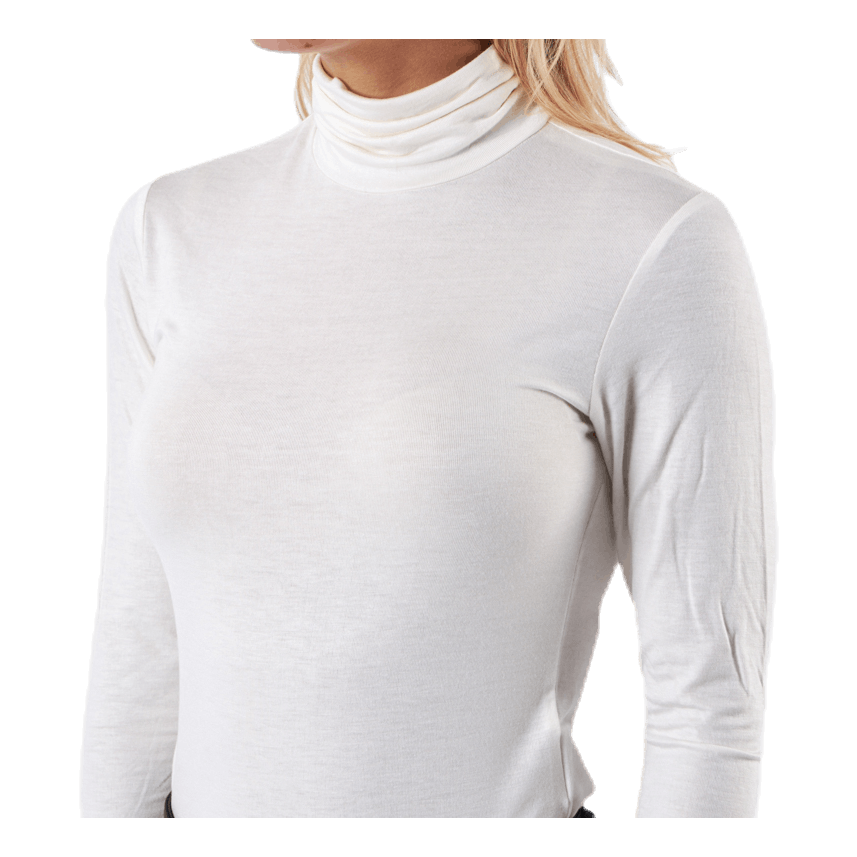 ONLY Lela Life L/S Rollneck Top Jrs White 4 ONLY Lela Life L/S Rollneck Top Jrs White - Bilde 4