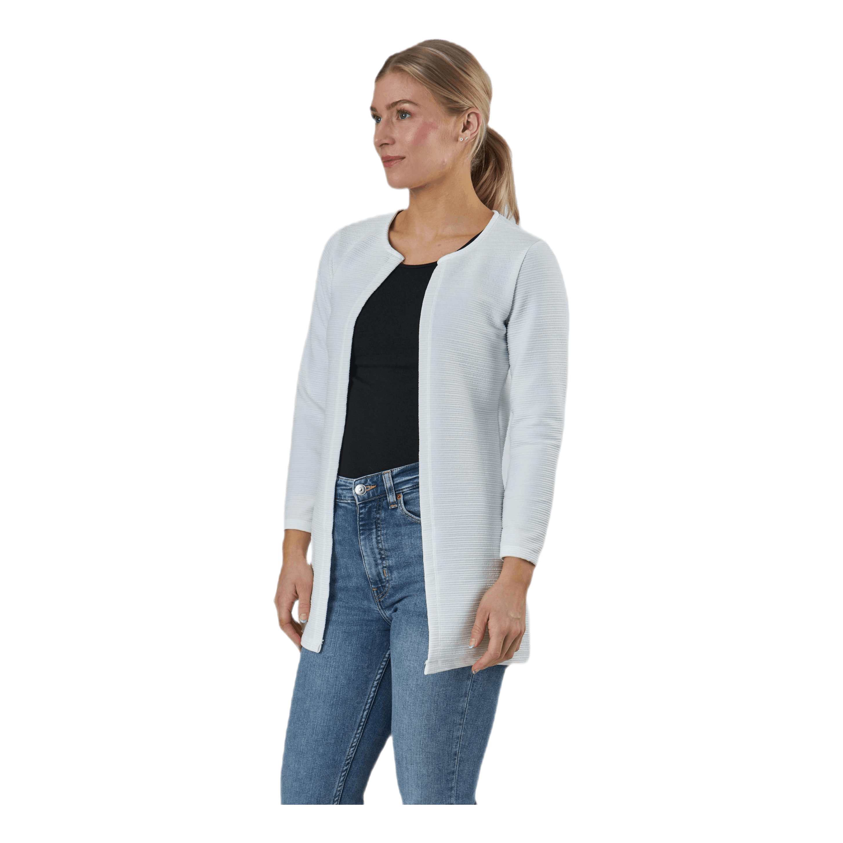 ONLY Leco 7/8 Long Cardigan White 2 ONLY Leco 7/8 Long Cardigan White - Bilde 2