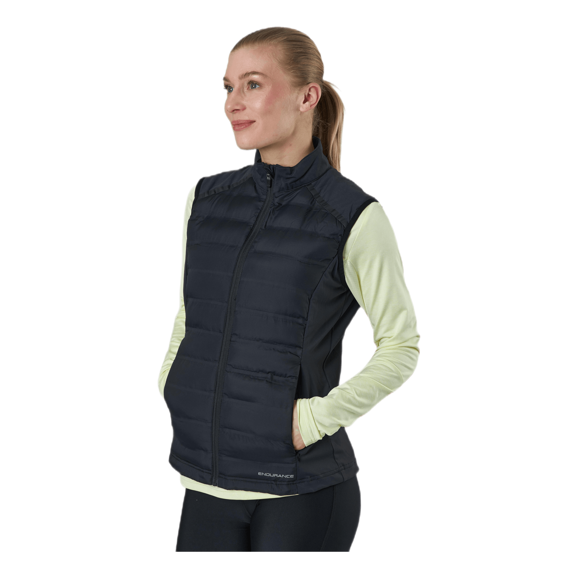 Endurance Reitta W Hot Fused Hybrid Vest Black 1 Endurance Reitta W Hot Fused Hybrid Vest Black