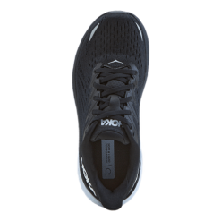 Hoka One One W Clifton 8 Wide Black / White 11 Hoka One One W Clifton 8 Wide Black / White -Billig Jakker butikk 60457 83 005
