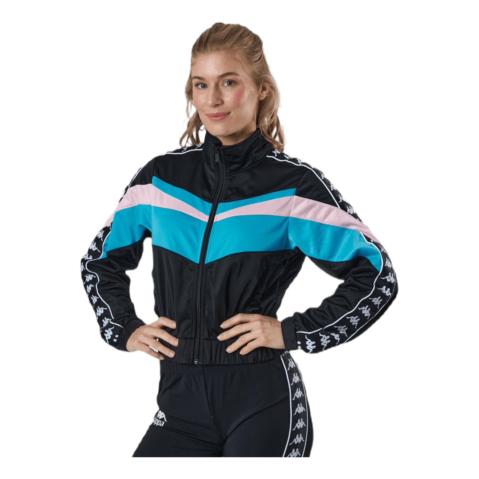 Kappa Sweat, Zip Auth Football Esta Blue/Black 2 Kappa Sweat, Zip Auth Football Esta Blue/Black - Bilde 2