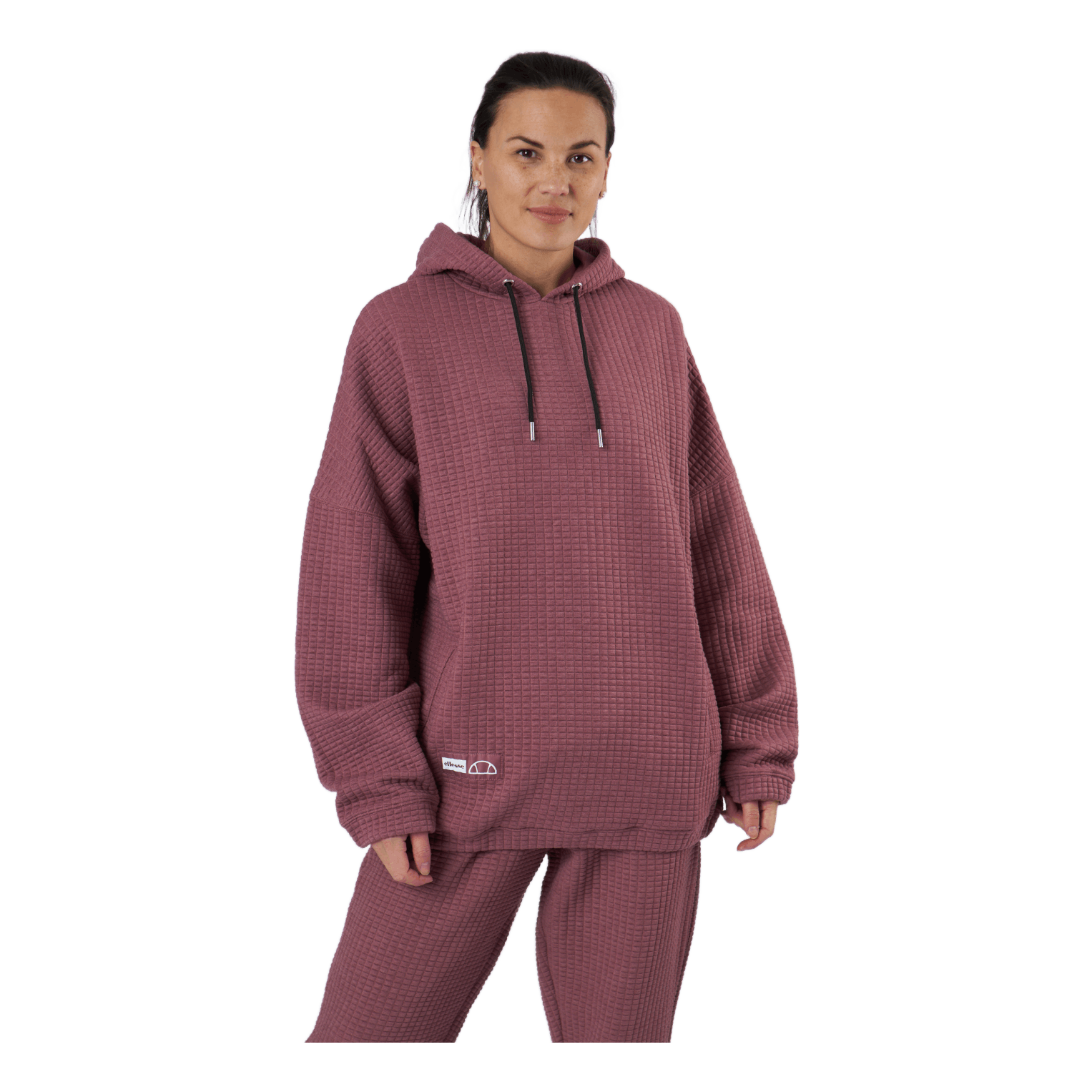 Ellesse El File Oh Hoody Dark Pink 1 Ellesse El File Oh Hoody Dark Pink