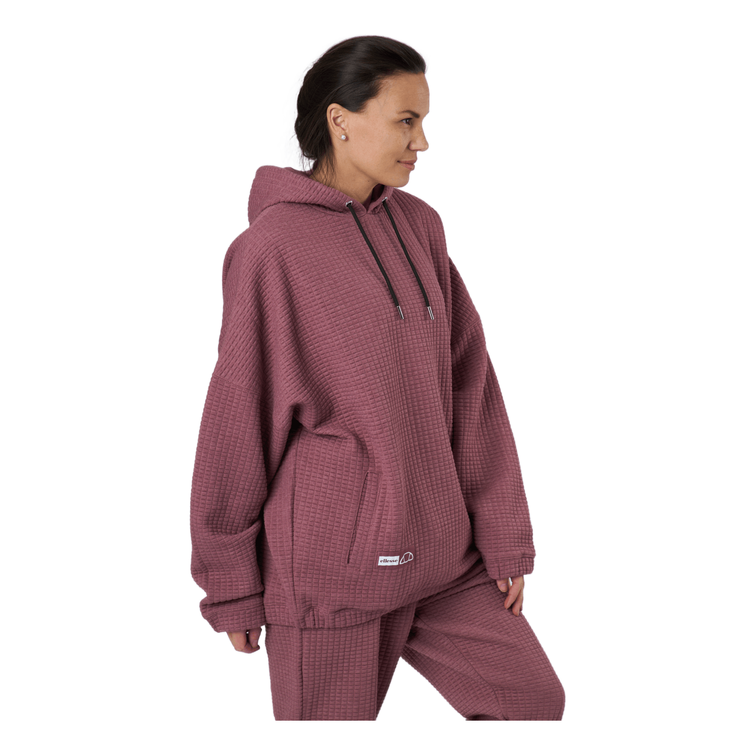 Ellesse El File Oh Hoody Dark Pink 2 Ellesse El File Oh Hoody Dark Pink - Bilde 2