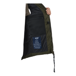 Svea W. Generous Hip Length Vest Dark Army -Billig Jakker butikk 60471 14 006