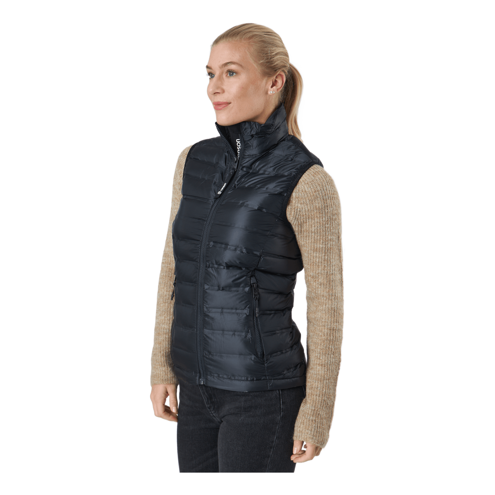 Tenson Tica Down Vest W 999 Black 2 Tenson Tica Down Vest W 999 Black - Bilde 2