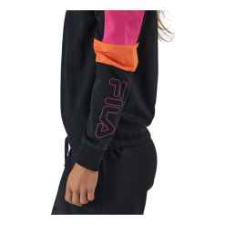 Fila Paulina Cropped Crew Sweat Black-beetroot Purple-mandarin 8 Fila Paulina Cropped Crew Sweat Black-beetroot Purple-mandarin -Billig Jakker butikk 60479 52 004