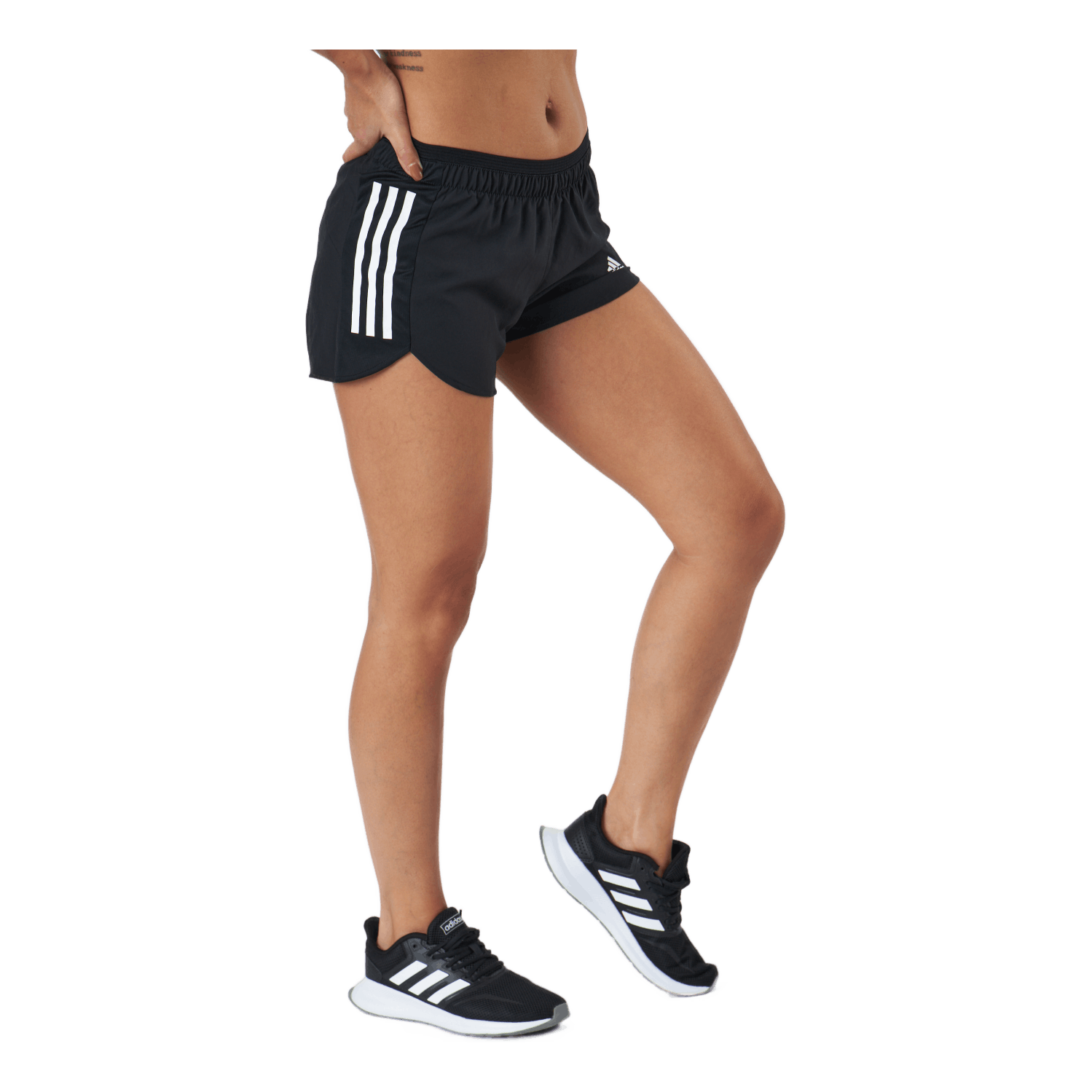 ADIDAS Run It Short W Black/white 2 ADIDAS Run It Short W Black/white - Bilde 2