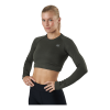 Norfolk Molly Seamless Ls Crop Top Green