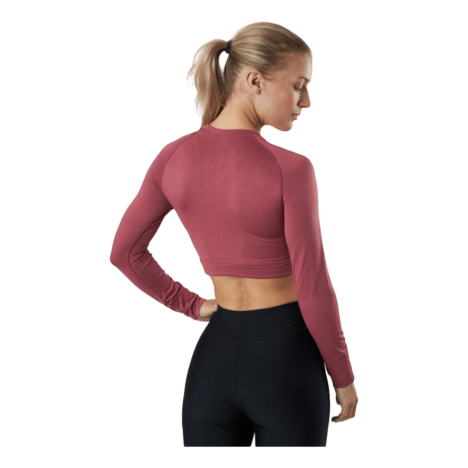 Norfolk Molly Seamless Ls Crop Top Rose 3 Norfolk Molly Seamless Ls Crop Top Rose - Bilde 3