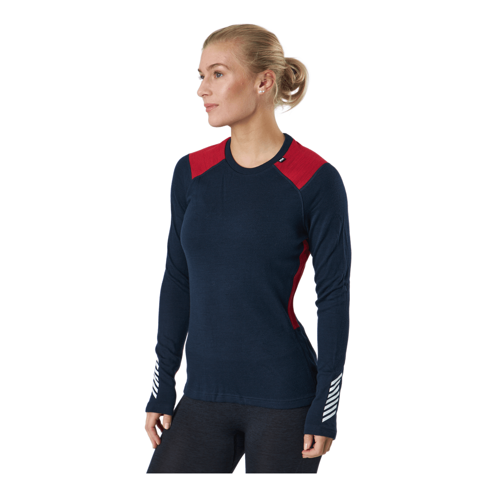 Helly Hansen W Lifa Merino Midweight Crew 598 Navy 2 Helly Hansen W Lifa Merino Midweight Crew 598 Navy - Bilde 2