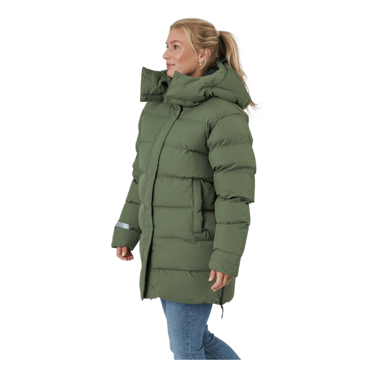 Helly Hansen W Aspire Puffy Parka 421 Lav Green 2 Helly Hansen W Aspire Puffy Parka 421 Lav Green - Bilde 2