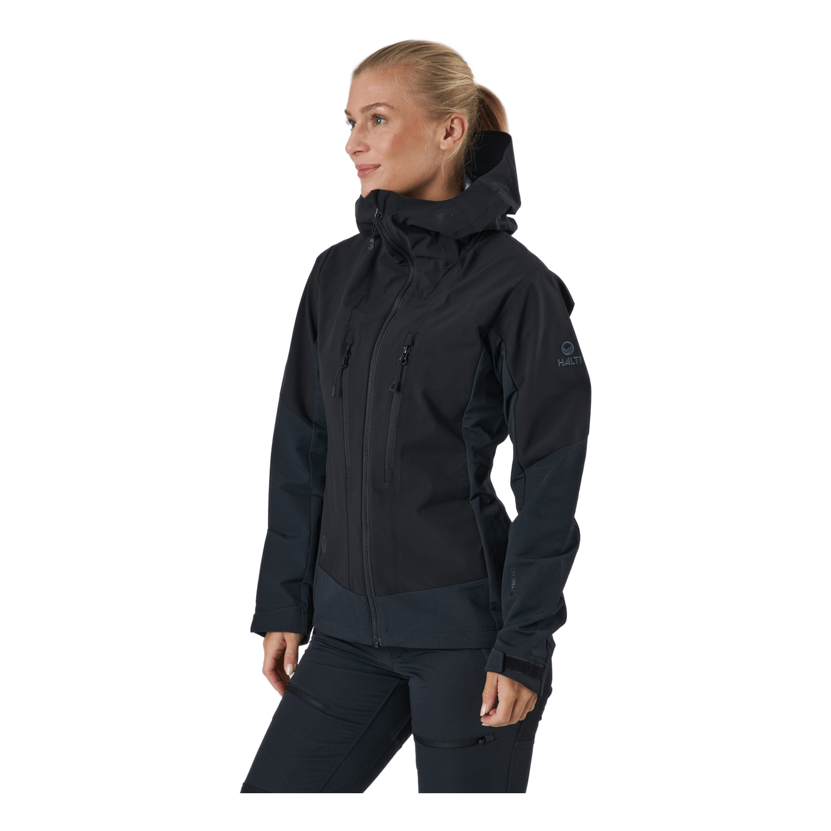 Halti Pallas W Ii Warm Hybrid Jacket Black 2 Halti Pallas W Ii Warm Hybrid Jacket Black - Bilde 2