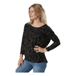 ONLY Onlelcos 4/5 Aop Top Jrs Noos Grape Leaf