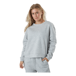 Pieces Pcchilli Ls Sweat Noos Bc Light Grey Melange