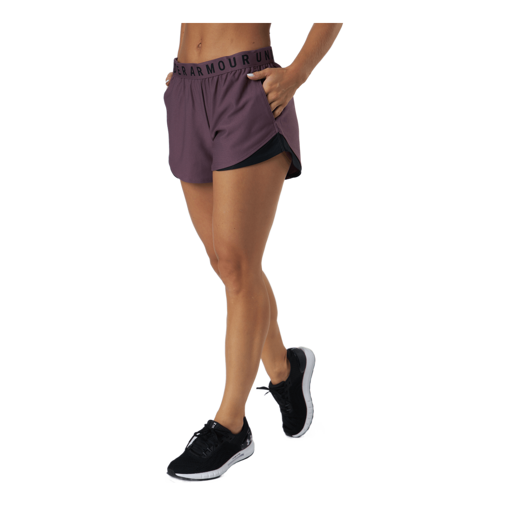 Under Armour Play Up Shorts 3.0 Ash Plum 2 Under Armour Play Up Shorts 3.0 Ash Plum - Bilde 2