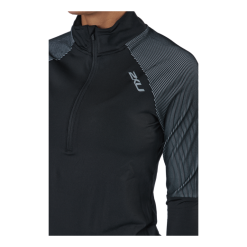 2XU Light Speed 1/2 Zip Black/silver Reflective -Billig Jakker butikk 60513 98 005