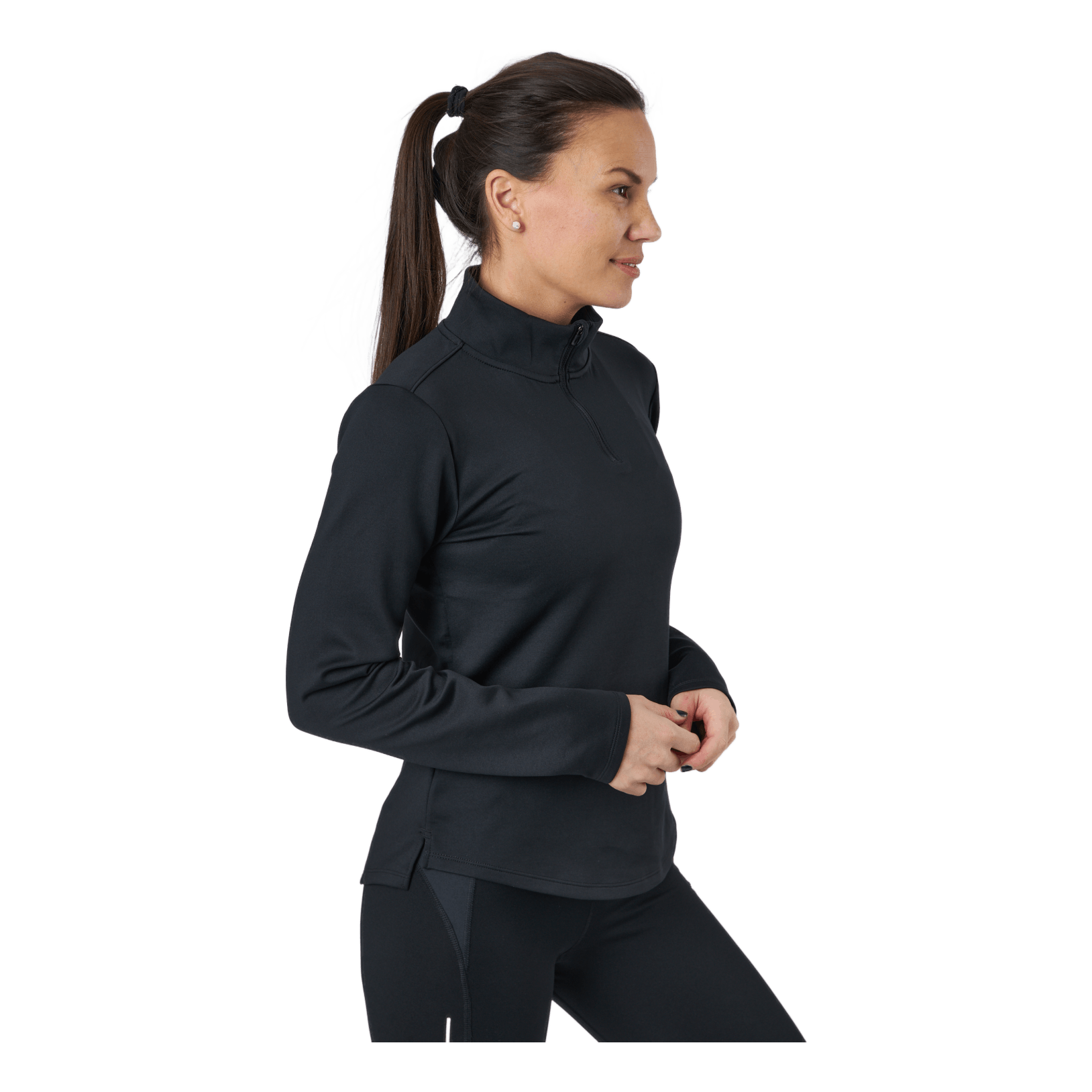 Nike Therma-fit One Women's Long-sl Black/white 2 Nike Therma-fit One Women's Long-sl Black/white - Bilde 2