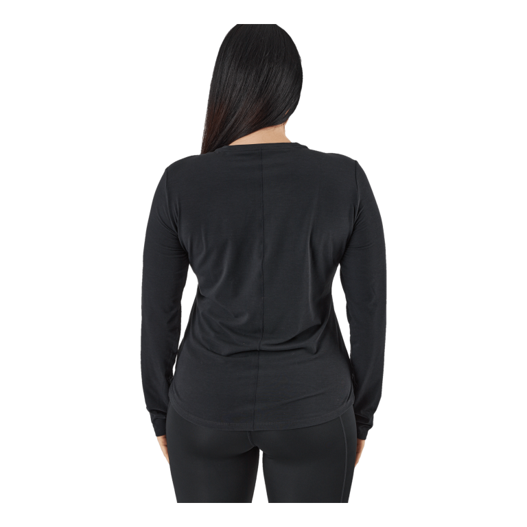 Nike Dri-FIT One Luxe Women's Standard Fit Long-Sleeve Top BLACK/REFLECTIVE SILV 4 Nike Dri-FIT One Luxe Women's Standard Fit Long-Sleeve Top BLACK/REFLECTIVE SILV - Bilde 4