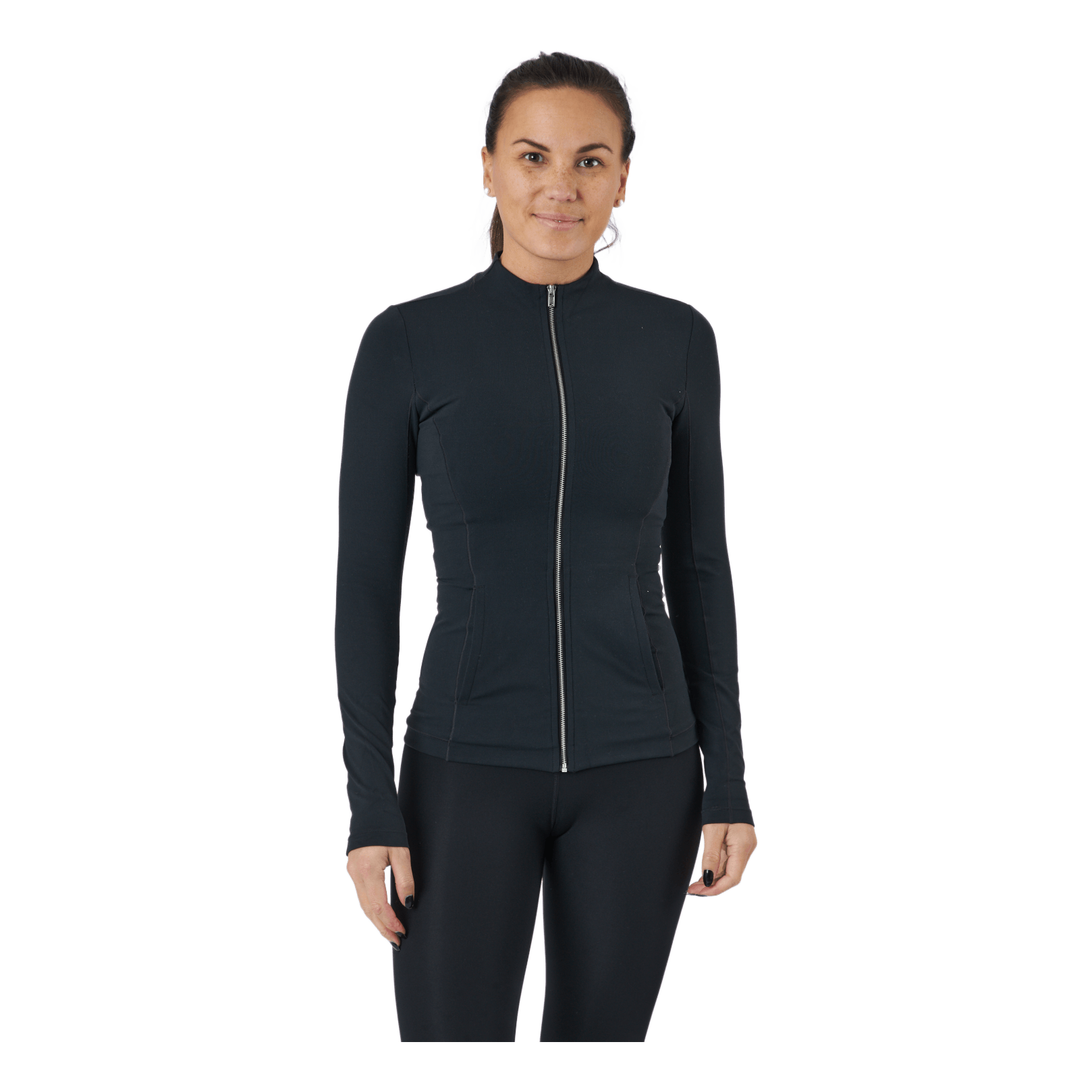 Nike Yoga Luxe Dri-fit Women's Full Black/dk Smoke Grey 2 Nike Yoga Luxe Dri-fit Women's Full Black/dk Smoke Grey - Bilde 2