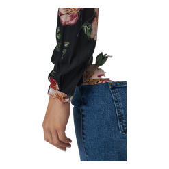 ONLY Onlnew Mallory L/s Blouse Aop Black -Billig Jakker butikk 60519 50 005