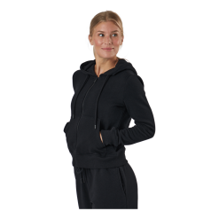 ONLY Onlfeel Life L/s Zip Hood Swt Black -Billig Jakker butikk 60519 57 002