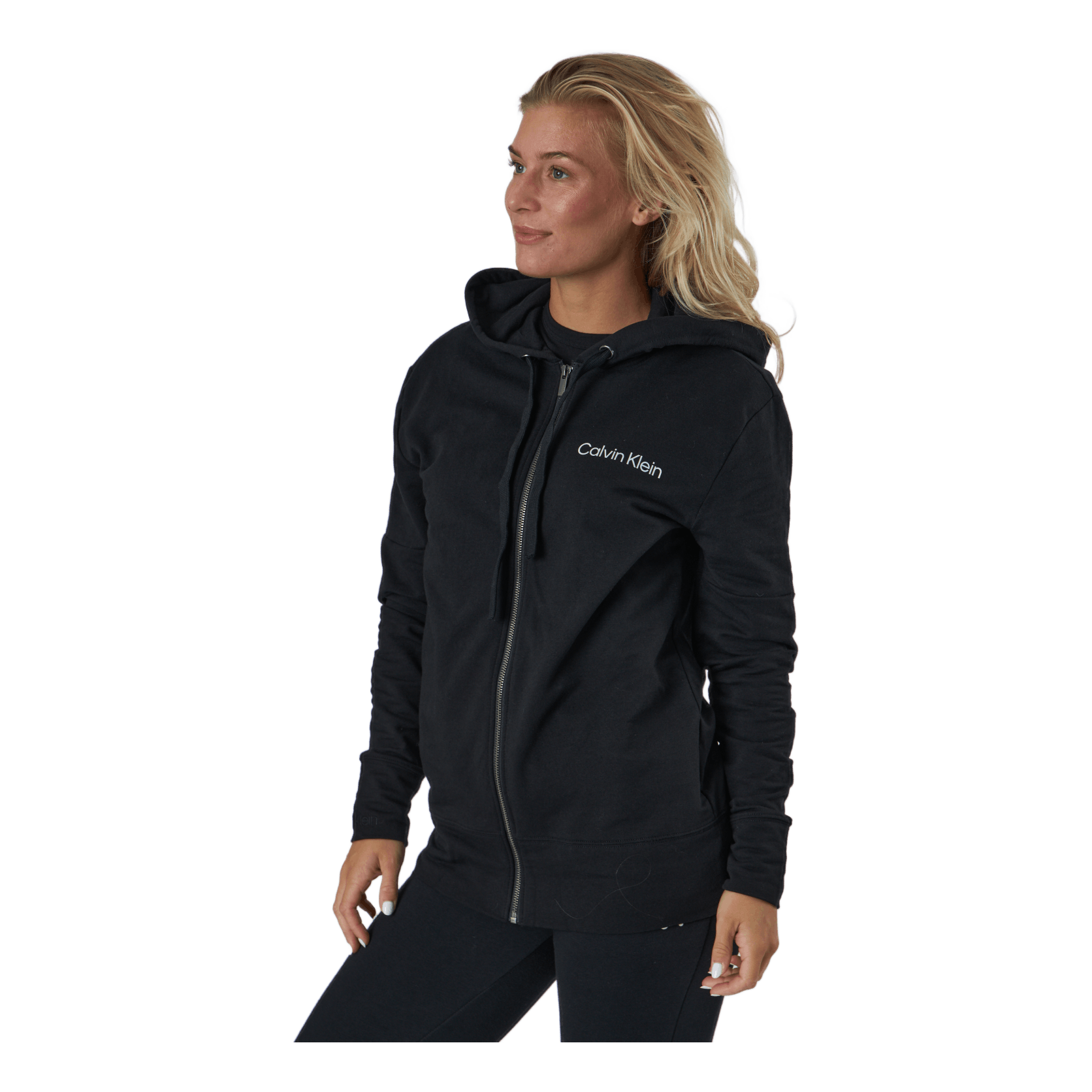 Calvin Klein Full Zip Hoodie Black 2 Calvin Klein Full Zip Hoodie Black - Bilde 2