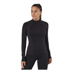 Endurance Halen W Seamless Midlayer Black Bean -Billig Jakker butikk 60532 07 002