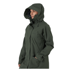 DIDRIKSONS Ilma Wns Parka 4 Deep Green -Billig Jakker butikk 60532 76 005