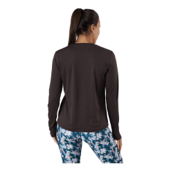 Endurance Maje W Melange L-s Tee Black Bean 6 Endurance Maje W Melange L-s Tee Black Bean -Billig Jakker butikk 60533 99 003