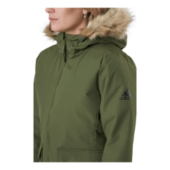 ADIDAS W Hooded Parka Focus Olive 9 ADIDAS W Hooded Parka Focus Olive -Billig Jakker butikk 60537 69 005